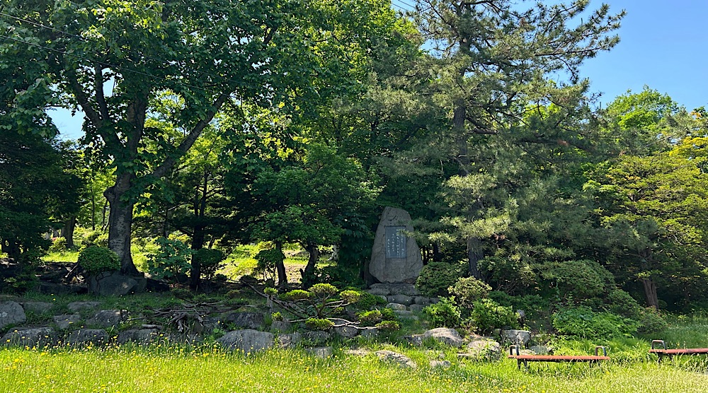 小樽公園の石川啄木歌碑